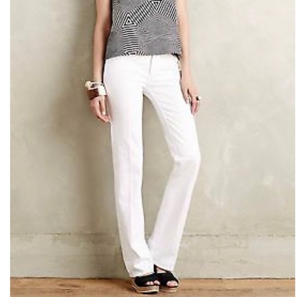 NWT M.i.h JEANS LONDON MID-RISE BOOTCUT WHITE JEAN - Picture 1 of 5